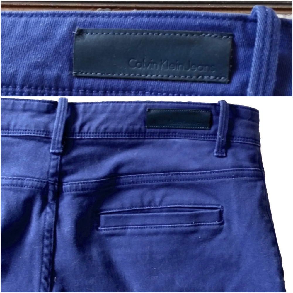 CALVIN KLEIN JEANS BLU ULTIMATE SKINNY ANKLE JEAN - Picture 8 of 8